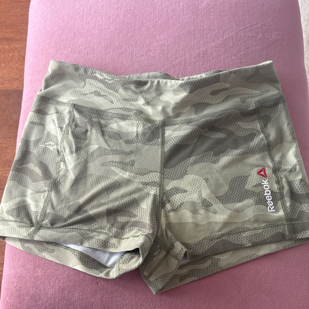 Reebok Bootie/Crossfit/Fitness Shorts Camouflage Shorts - Olive